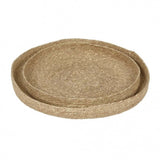 Woven Seagrass Trays (Set of 2)