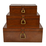 Equestrian Leather Boxes