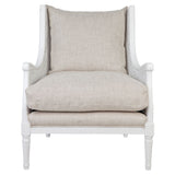 Rattan Occasional Chair (White)