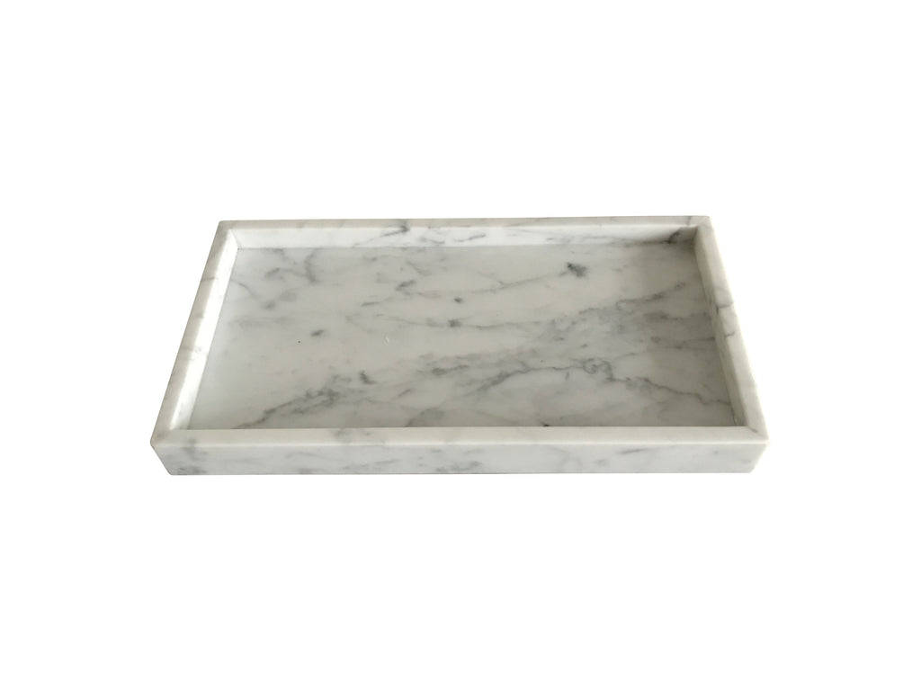 Rectangle Carrara Marble Tray