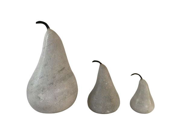 Marble Pears (White)