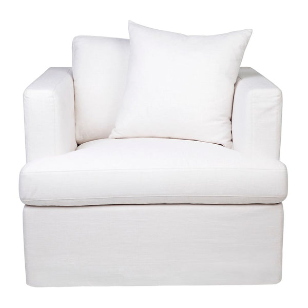 Slip Cover Armchair (White)