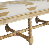 Bobbin Long Ottoman (Natural)