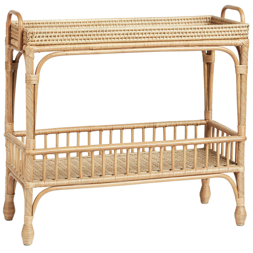 Rattan Bar Cart (Natural)