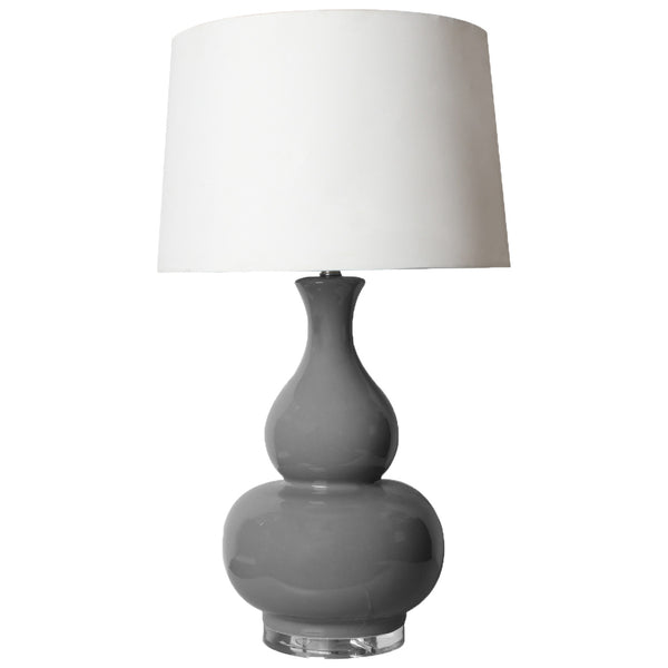 Grey Ceramic Lamp