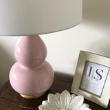 Blush Pink Ceramic Lamp