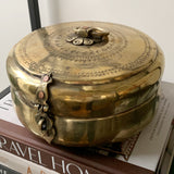 Vintage Brass Chapati Tins (with top ring)