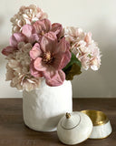 Organic Ceramic Vase (White)