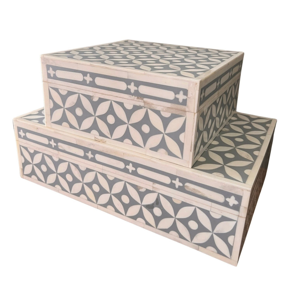 Grey Eye Design Inlay Box (2 sizes) – Inside Home Style