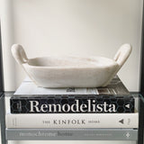 Marble Rectangle Bowl with Handles