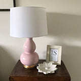 Blush Pink Ceramic Lamp