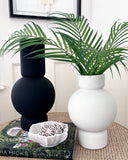 Black Tubby Vase (Tall)