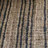 Natural / Graphite Stripe Jute Rug