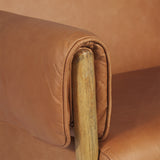 Saddle Leather Occasional Chair