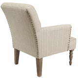 Natural Stripe Occasional Chair