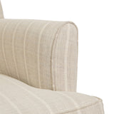 Natural Stripe Occasional Chair