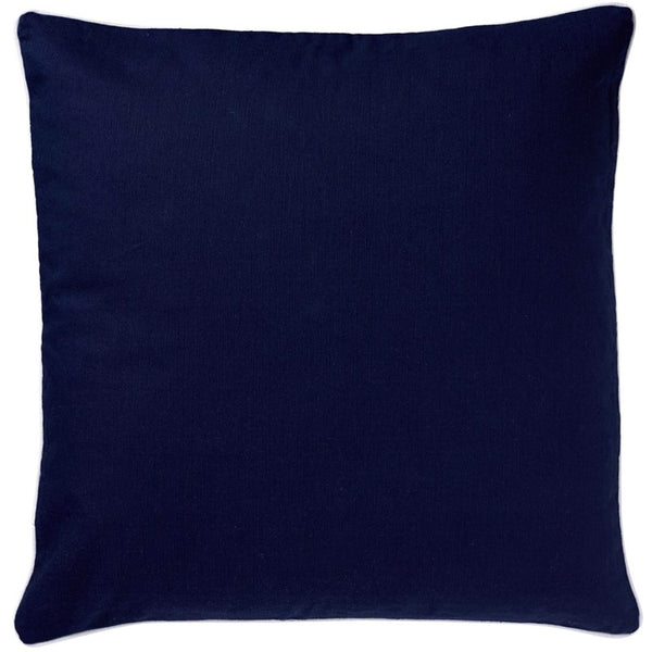 Navy Blue Canvas Cushion Cover