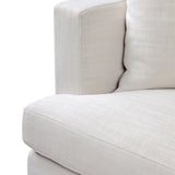Slip Cover 3 seater Sofa (Winter White/ Natural)