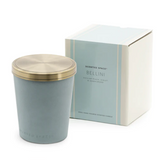 Scented Space Leather Candle - Bellini