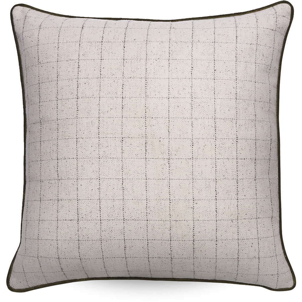 Wool Check Cushion Cover